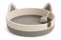 Furniture-Saving Woven Rope Cat Bed & Scratcher