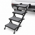Gentle Climb Foldable Aluminum Dog Car Stairs
