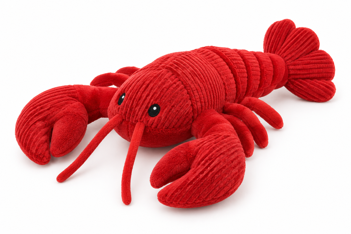 Plush Lobster Dog Toy for Chewy Indoor Play