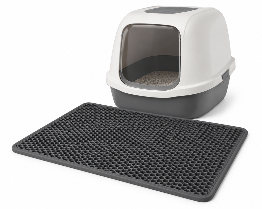 Scatter-Free Honeycomb Cat Litter Mat