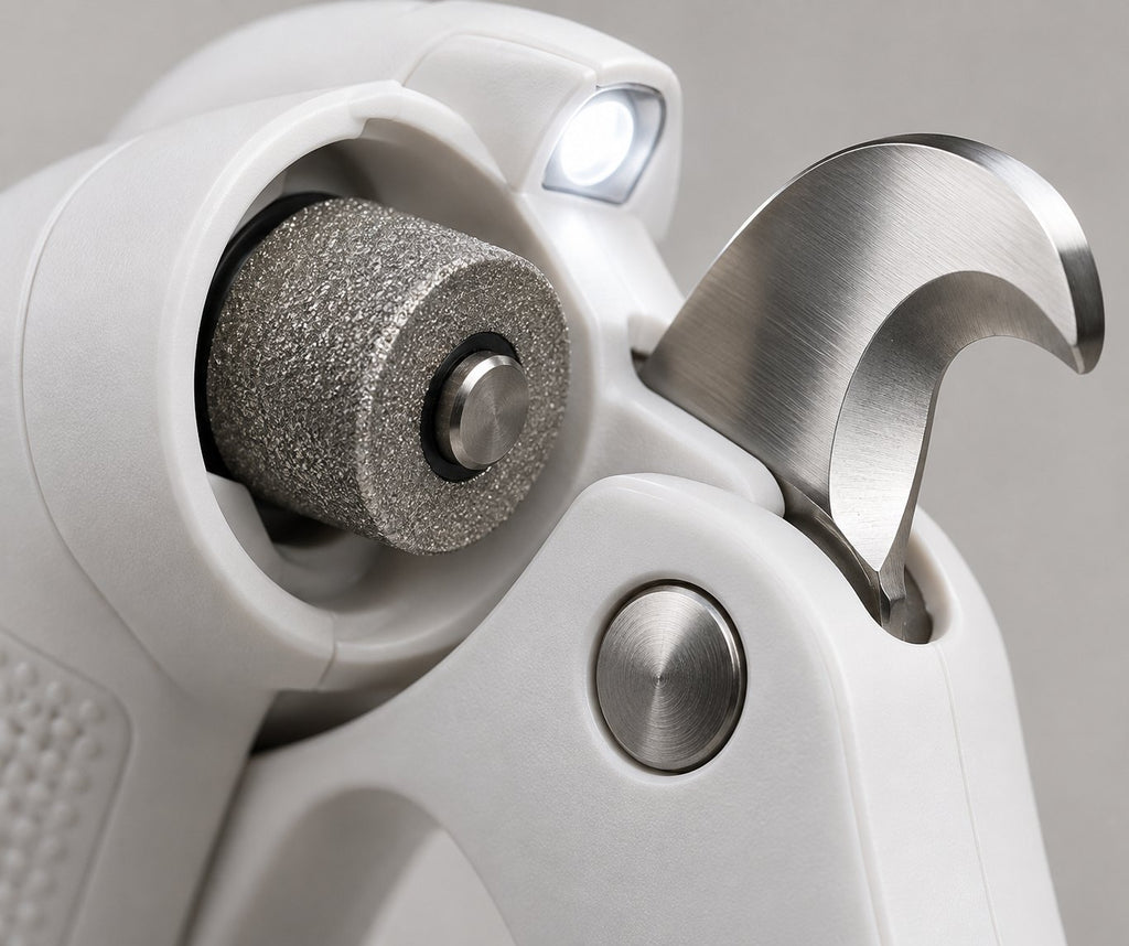 Quiet 2-in-1 LED Pet Nail Clipper & Grinder