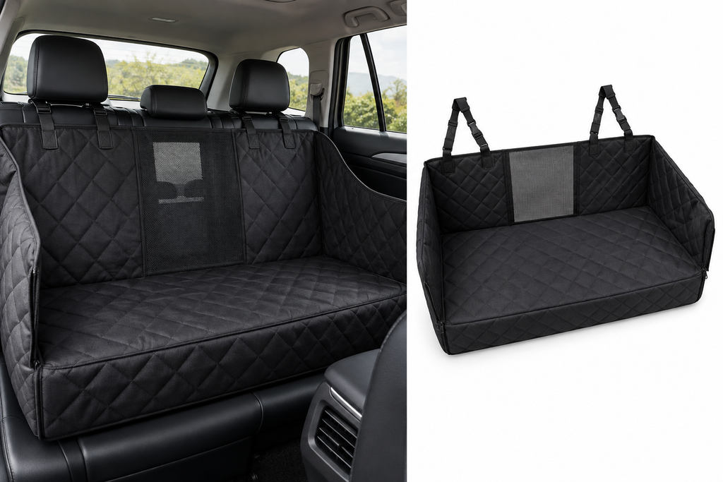 Solid Bottom Dog Car Seat Extender Cover