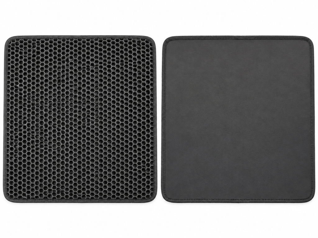 Track-Free Double-Layer Honeycomb Cat Litter Mat