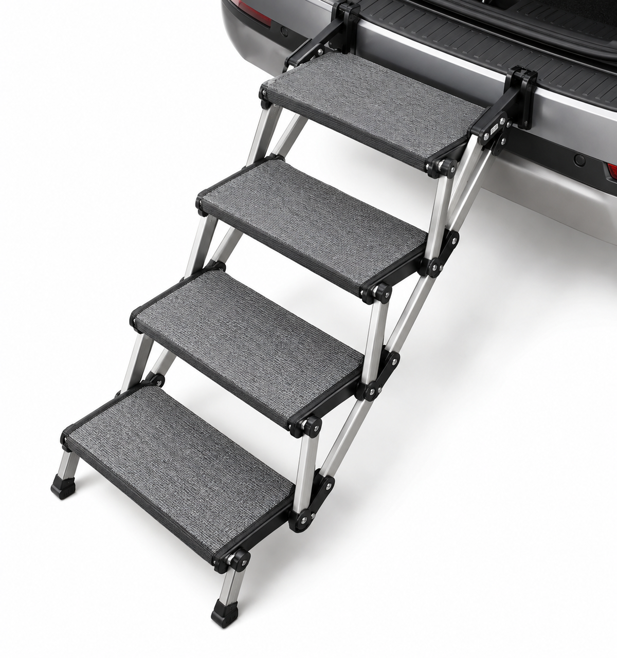 Gentle Climb Foldable Aluminum Dog Car Stairs