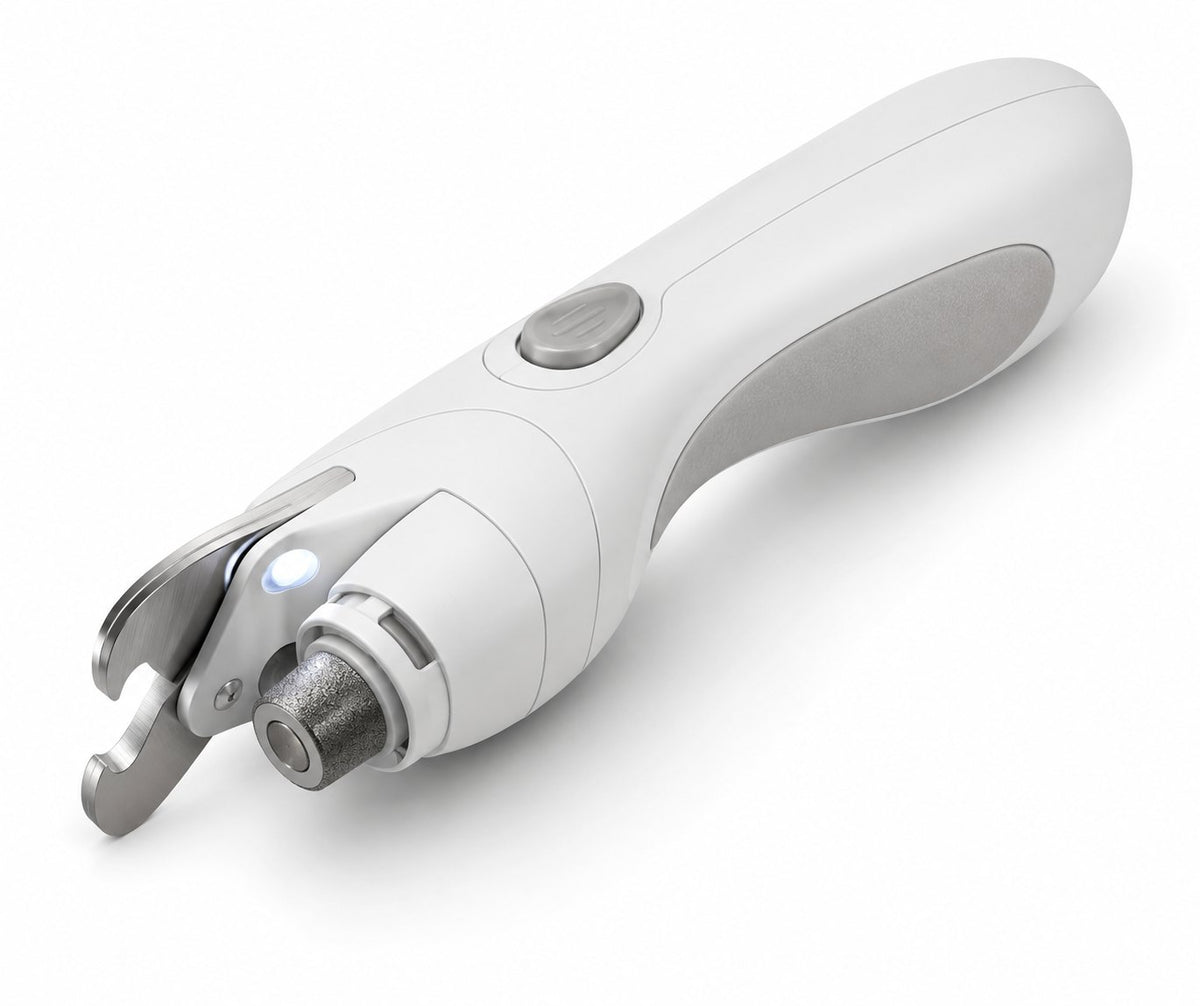 Quiet 2-in-1 LED Pet Nail Clipper & Grinder