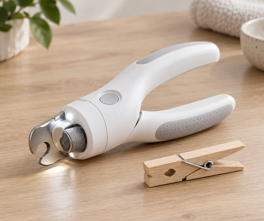 Quiet 2-in-1 LED Pet Nail Clipper & Grinder