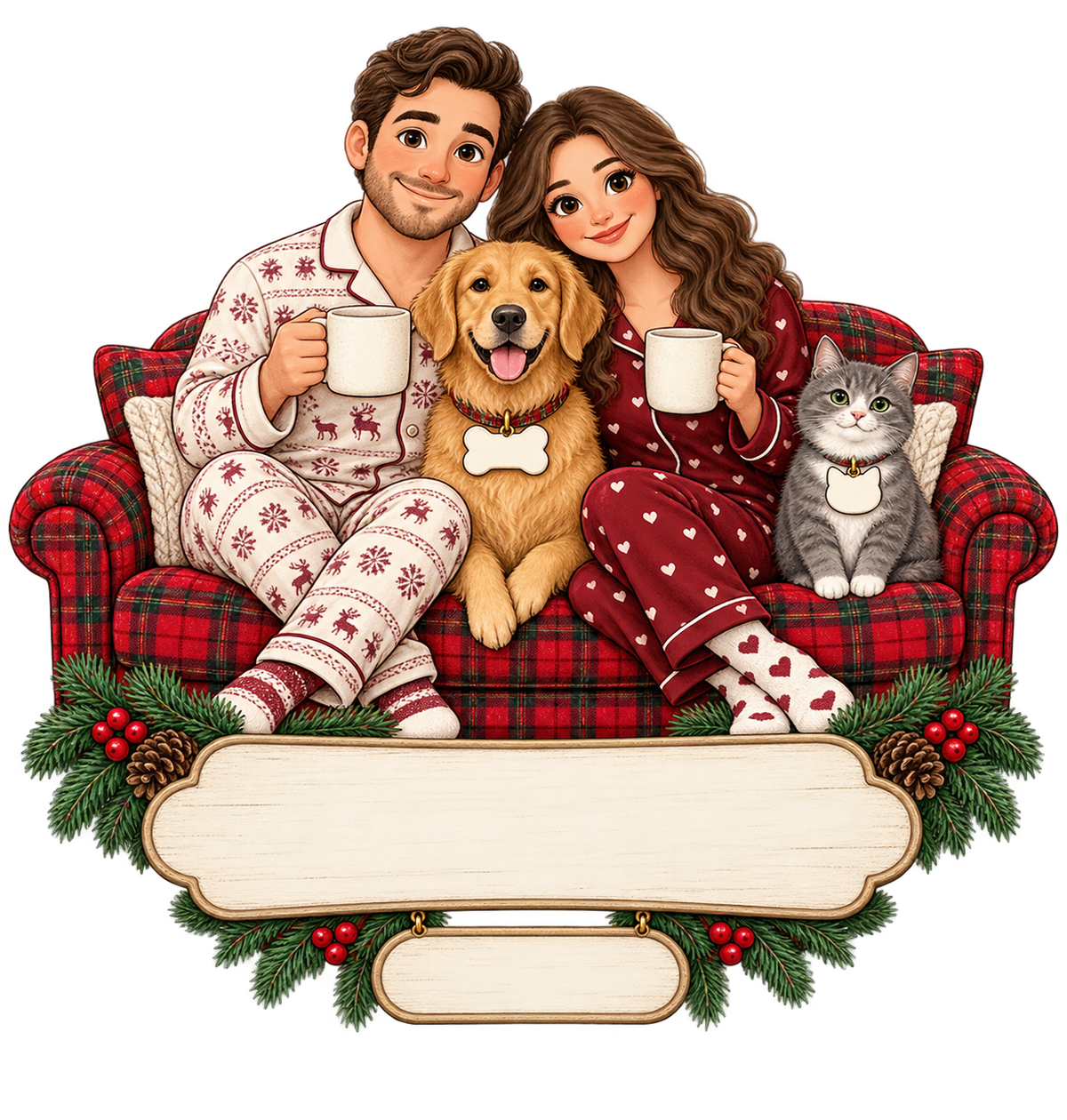 Cozy Crew blank personalization artwork