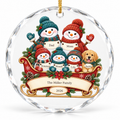 OF01 personalized round glass ornament - sample names - studio mockup