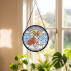 Personalized Corgi Memorial Suncatcher Custom Dog Name Gift