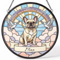Personalized French Bulldog Memorial Suncatcher Custom Dog Name Gift