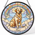 Personalized Labrador Memorial Suncatcher Custom Dog Name Gift