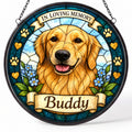 Custom Pet Suncatcher from Photo - Paws and Hearts Memorial