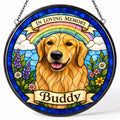 Custom Pet Suncatcher from Photo - Rainbow Bridge Memorial